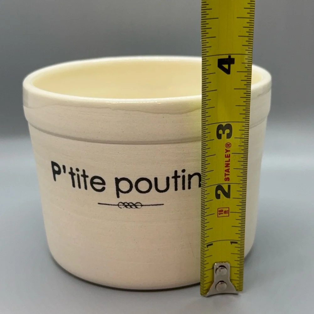 P'tite Poutine Ceramic Bowl - Drake General Store - Canadian Souvenir (3.5 inch)